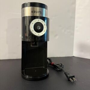 Krups GX5000 Burr Coffee Grinder Motor Base Only OEM Tested Black